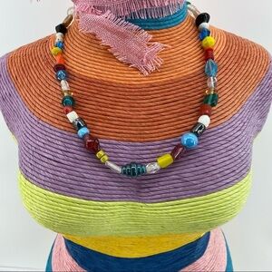 Glass Multi‎ Color Necklace
